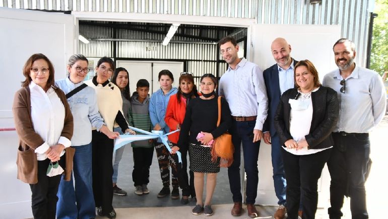 Rincón de los Sauces: se reinauguró el edificio de nucleamiento n° 5