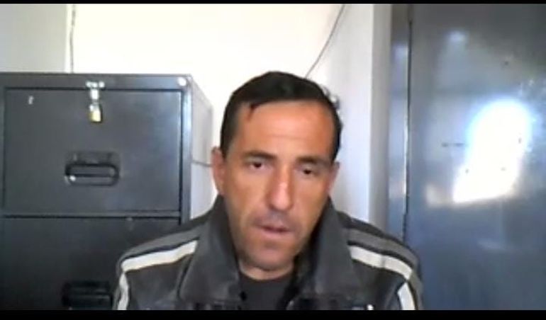 El Gordo Larry fue capturado en Zapala. Foto: captura formulación de cargos.&nbsp;