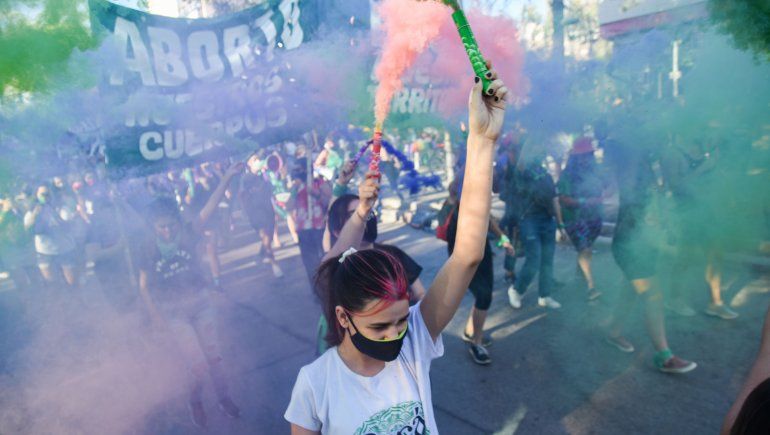 La marcha neuquina por el aborto legal en imágenes