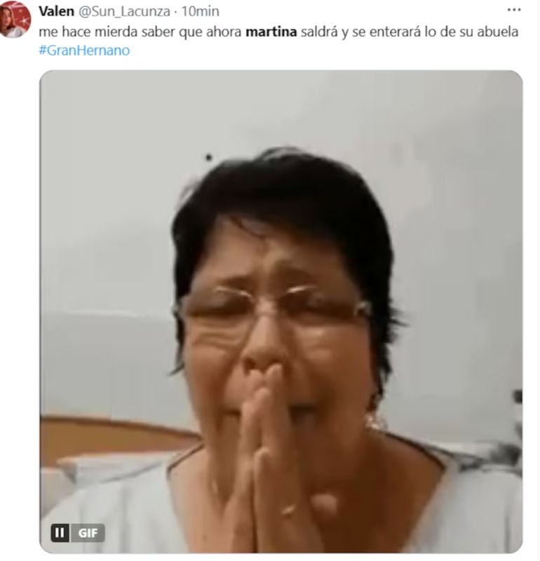 Los memes de la eliminación de Martina Los memes de la eliminación de Martina