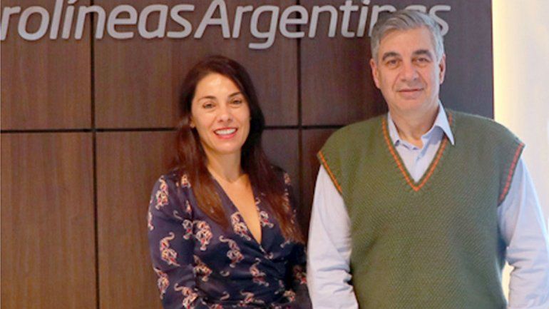 Crexell con Mario DellAcqua. Evaluaron los aeropuertos neuquinos.