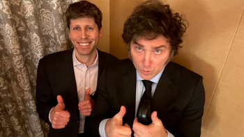Sam Altman, CEO de OpenAI, con Javier Milei en mayo de 2024. Sam Altman, CEO de OpenAI, con Javier Milei en mayo de 2024.