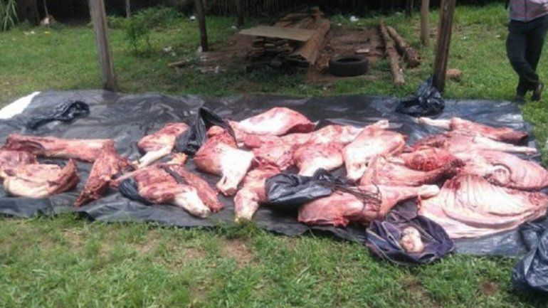 Policías robaron vacas y las faenaron en una comisaría