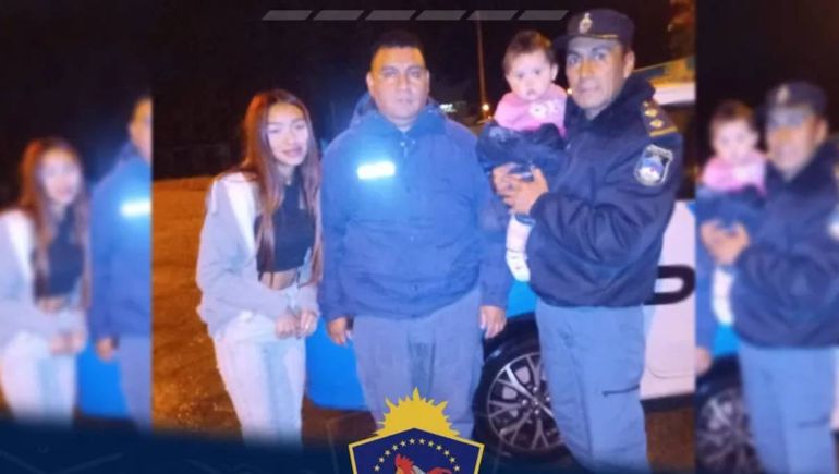 El comisario de la Comisaria 23 fue quien auxilió a la pequeña de 8 meses. El comisario de la Comisaria 23 fue quien auxilió a la pequeña de 8 meses.