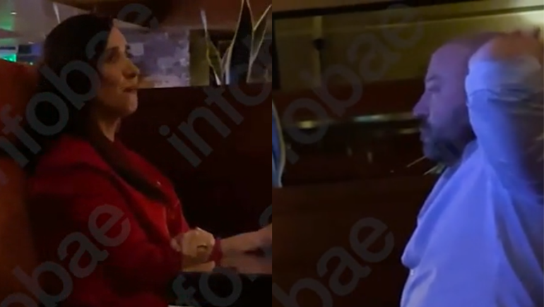 Victoria Villarruel y Diego Spagnuolo compartieron una cena en 2024.