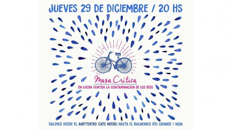 Realizarán hoy una gran bicicleteada en defensa de los ríos