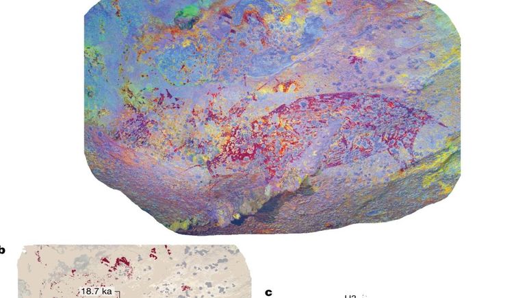 La obra descubierta tiene más de 50.000 años La obra descubierta tiene más de 50.000 años