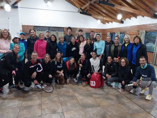 Clínica de Daniel Orsanic para las veteranas del tenis