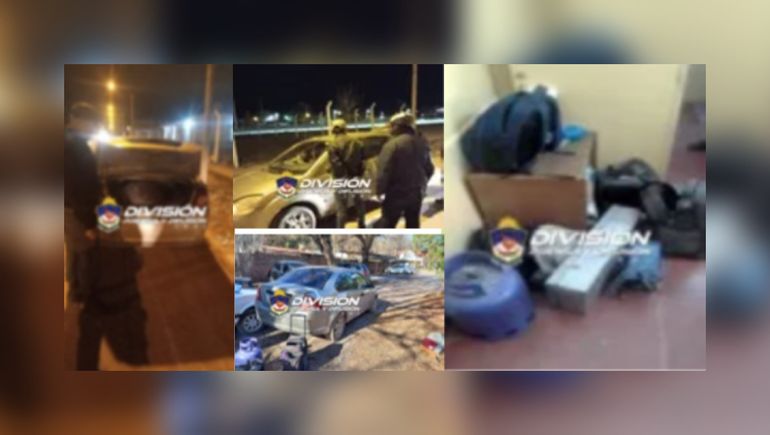 Robaron una casa y escondieron el botín en el auto