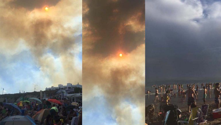 Nación envió un avión hidrante para combatir el incendio en Las Grutas