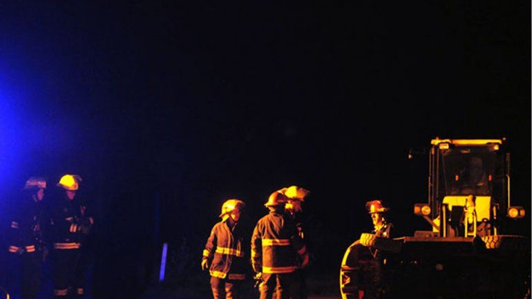 La máquina golpeó fuerte al hombre