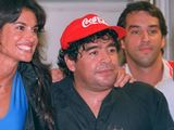 Gaby Sabatini y Maradona