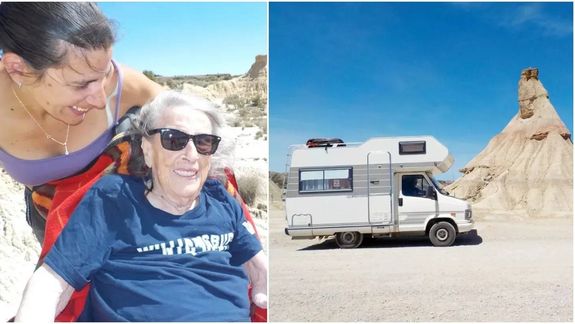 Emocionante: su abuela se moría