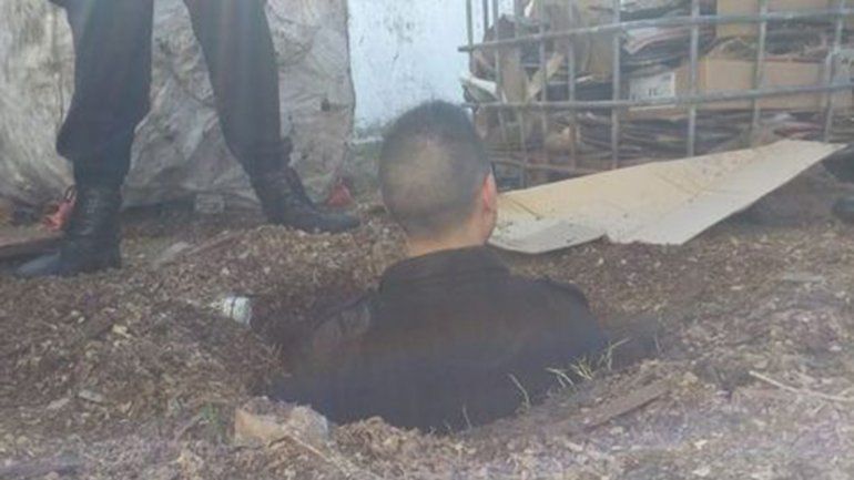 Cavaron un túnel por el que pretendían escaparse de la cárcel