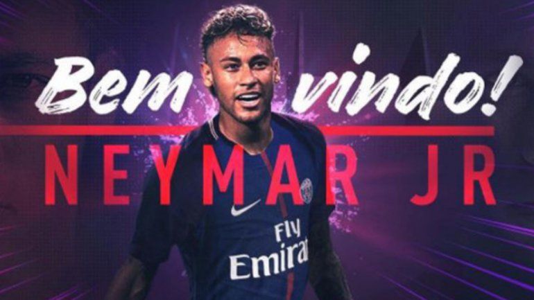 Neymar ya es del PSG: jugará por cinco temporadas