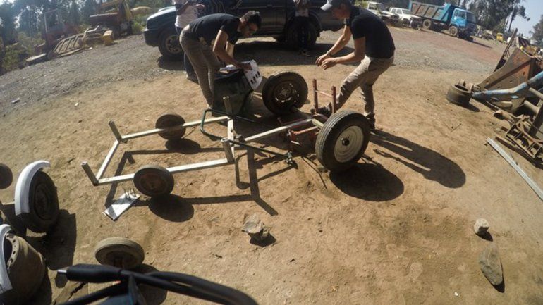 El estudiante de Gestión de Negocios viajó a Etiopía junto a su grupo de trabajo