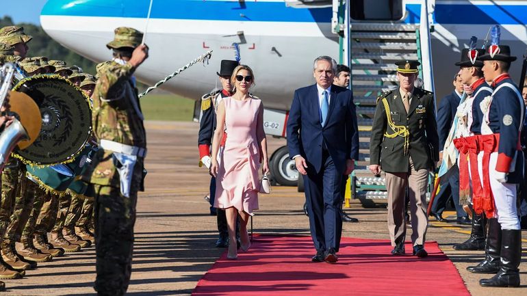 Alberto Fernández se despide de la Cumbre del Mercosur