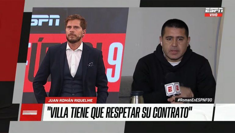 Las bombas de Riquelme: Villa le faltó el respeto al club y a sus compañeros