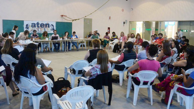 El plenario de secretarios generales de ATEN se realizó ayer por la mañana en la capital. La semana que viene se vuelven a reunir tras las jornadas de protestas.