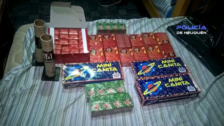 Secuestraron pirotecnia ilegal en Plottier