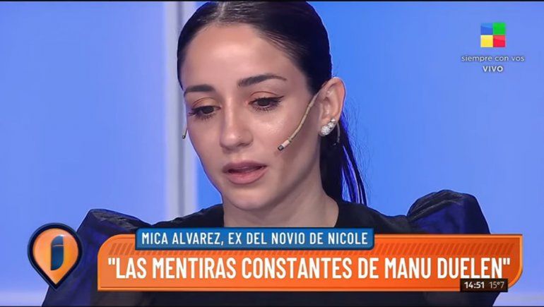 La ex de Manu Urcera no le da más de dos meses con Nicole