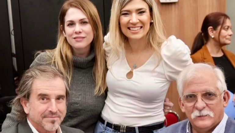 Nadia Márquez con los referentes de La Libertad Avanza nacional como Lila Lemoine y Nadia Márquez con los referentes de La Libertad Avanza nacional como Lila Lemoine y