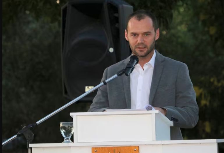 Ivan Fuhr, intendente de Alpachiri, en La Pampa. Ivan Fuhr, intendente de Alpachiri, en La Pampa.