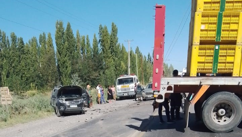 Cinco vehículos protagonizan un múltiple choque en la Ruta 151