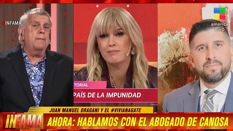La durísima pelea entre el abogado de Viviana Canosa y Luis Ventura