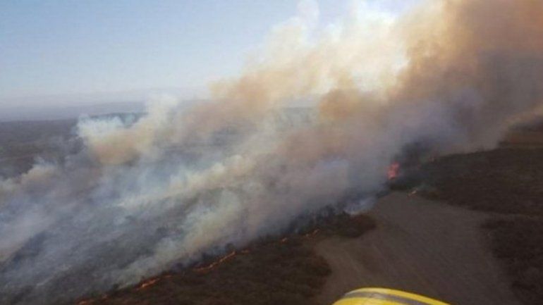 Se le descontroló el asado y prendió fuego 100 hectáreas