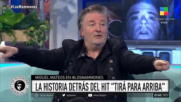 Miguel Mateos reveló el origen de su hit Tirá para arriba