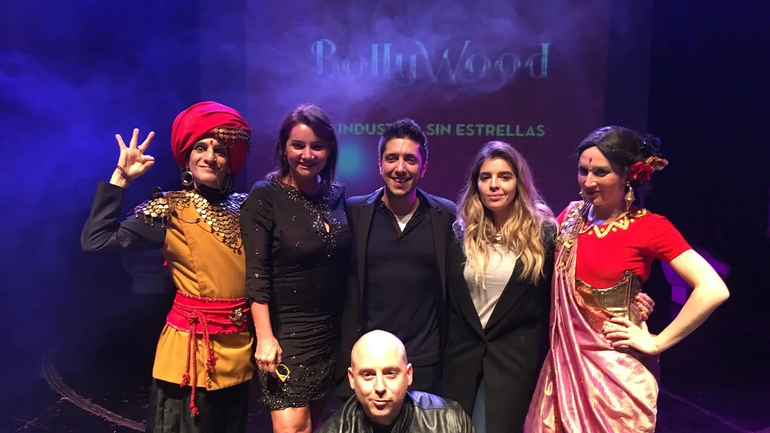 Jey Mammon junto a Dalma y otros artistas Jey Mammon junto a Dalma y otros artistas