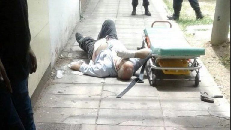 Roberto Cavana fue internado tras el ataque