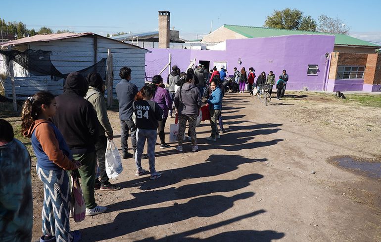 La situación de los comedores en la provincia es crítica.