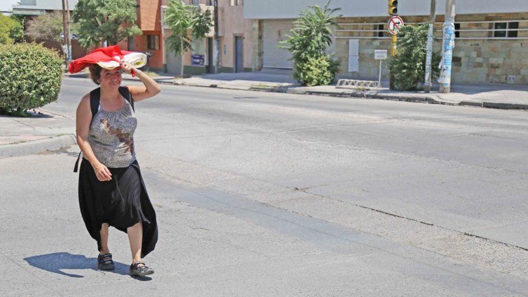 Fue un día de muchos contrastes. Un sol infernal