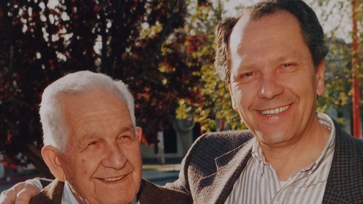 Los Molina, padre e hijo. Foto: gentileza familia  Molina.