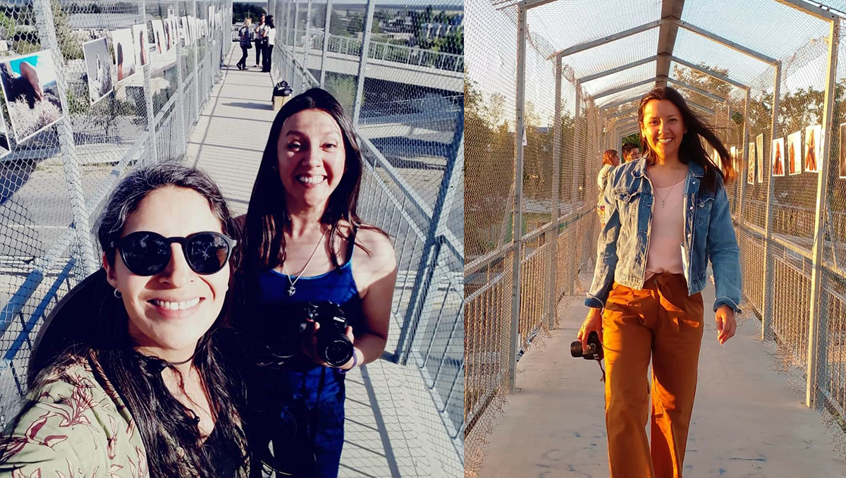 Las jóvenes que llevan arte a las calles de Zapala