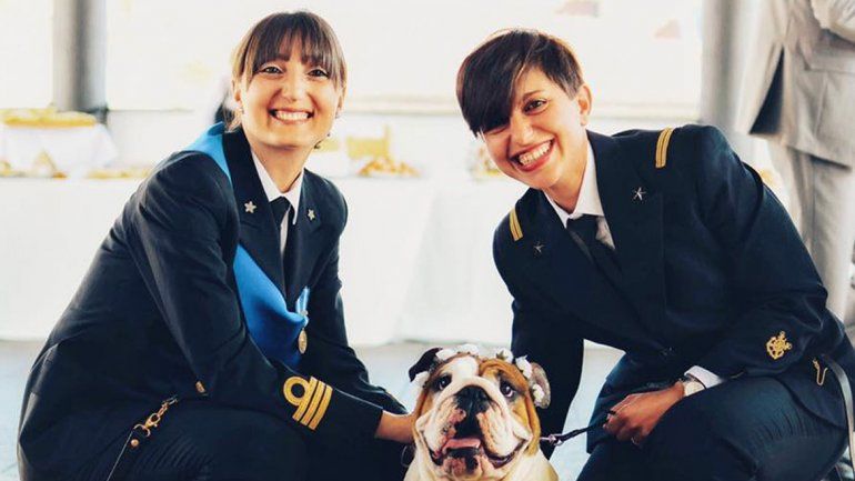 Dos mujeres de la Armada italiana, unidas civilmente