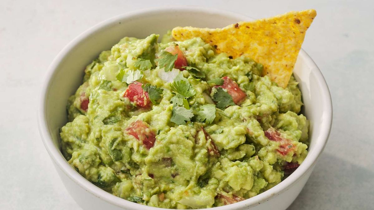 Receta de guacamole para hacer en casa