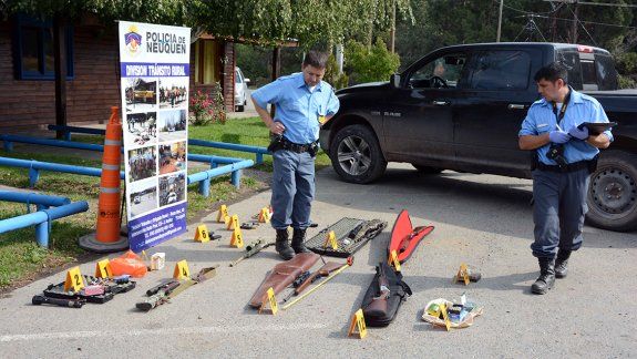 Secuestran arsenal que iban a utilizar para caza furtiva