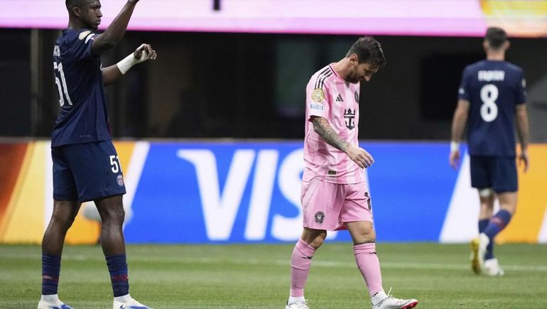Se terminó el sueño: el PSG aplastó 4-0 al Inter de Miami de Lionel Messi y lo echó del Mundial de Clubes