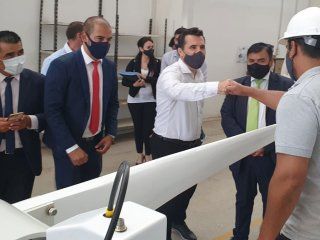 Martínez se reunión con Rioseco y conoció de primera mano los proyectos energéticos de la localidad.