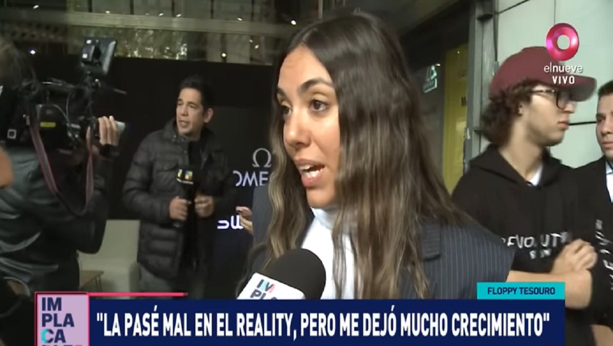 Floppy Tesouro contó el calvario que vivió tras el reality de Telefe