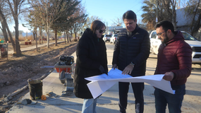 Gaido anunció que en octubre estarán terminadas las obras de cloacas, pavimento y agua en Polvorines.