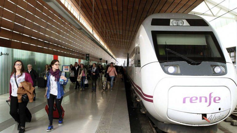 El tren iba de Santander a Madrid