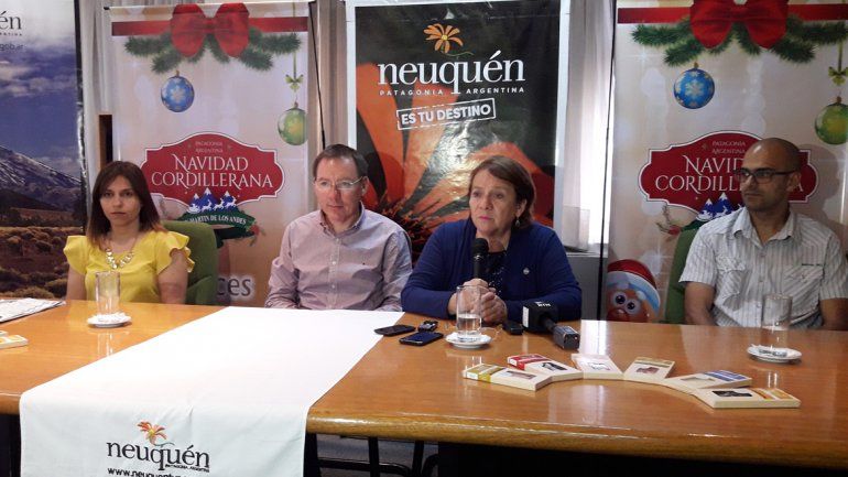 La intendenta Rebolledo participó del lanzamiento de la fiesta.&nbsp;