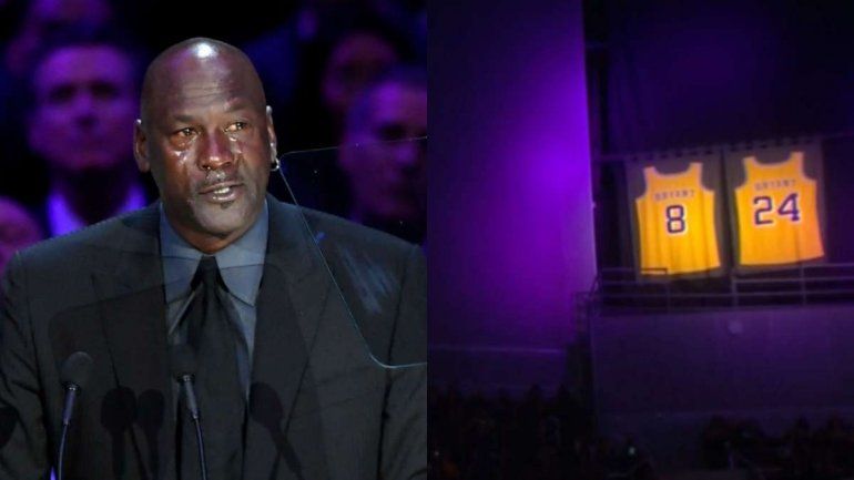Las lágrimas de Jordan por Kobe emocionaron a todos.