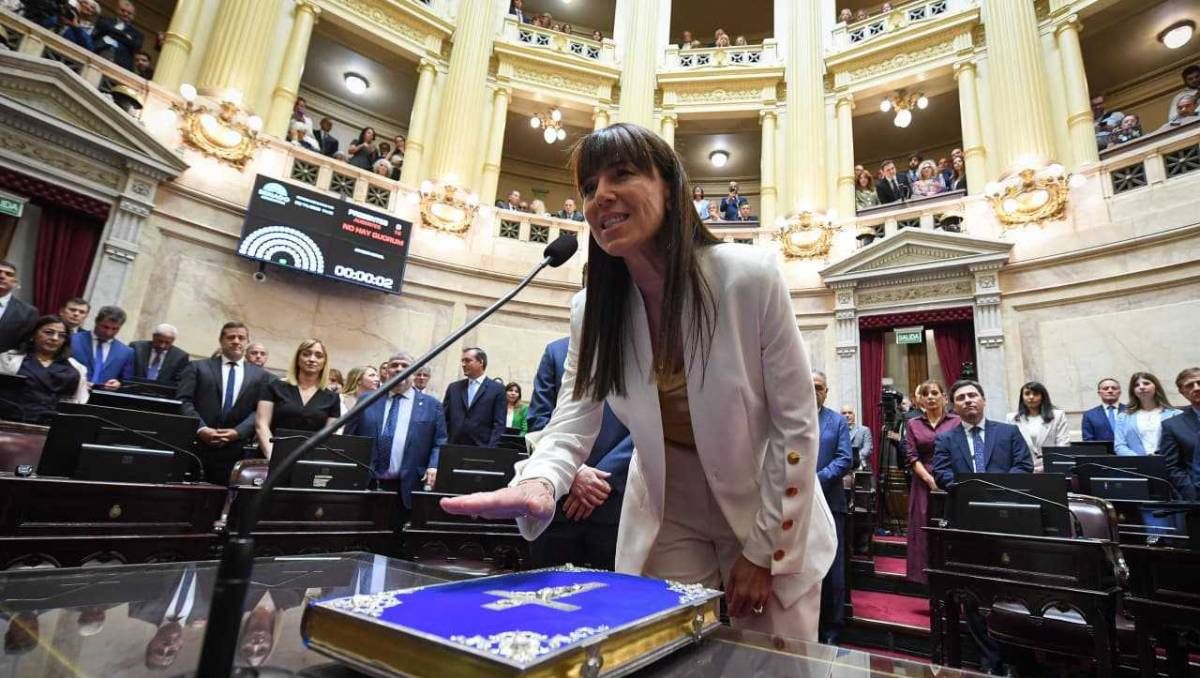 Julieta Corroza juró en el Senado por la provincia de Neuquén