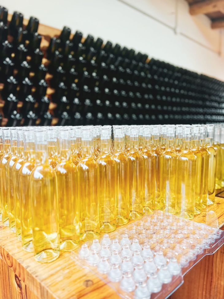 La sidra se hace con fruta congelada. La sidra se hace con fruta congelada.