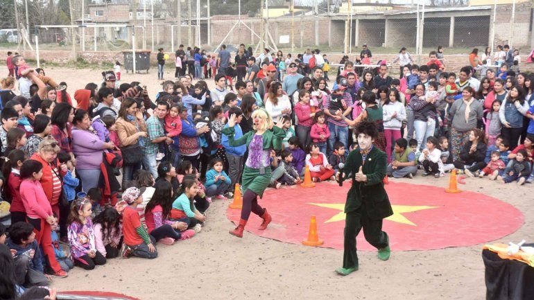 El barrio Parque Industrial fue uno de los lugares donde se desarrollaron las actividades. También en Paseo de la Costa.